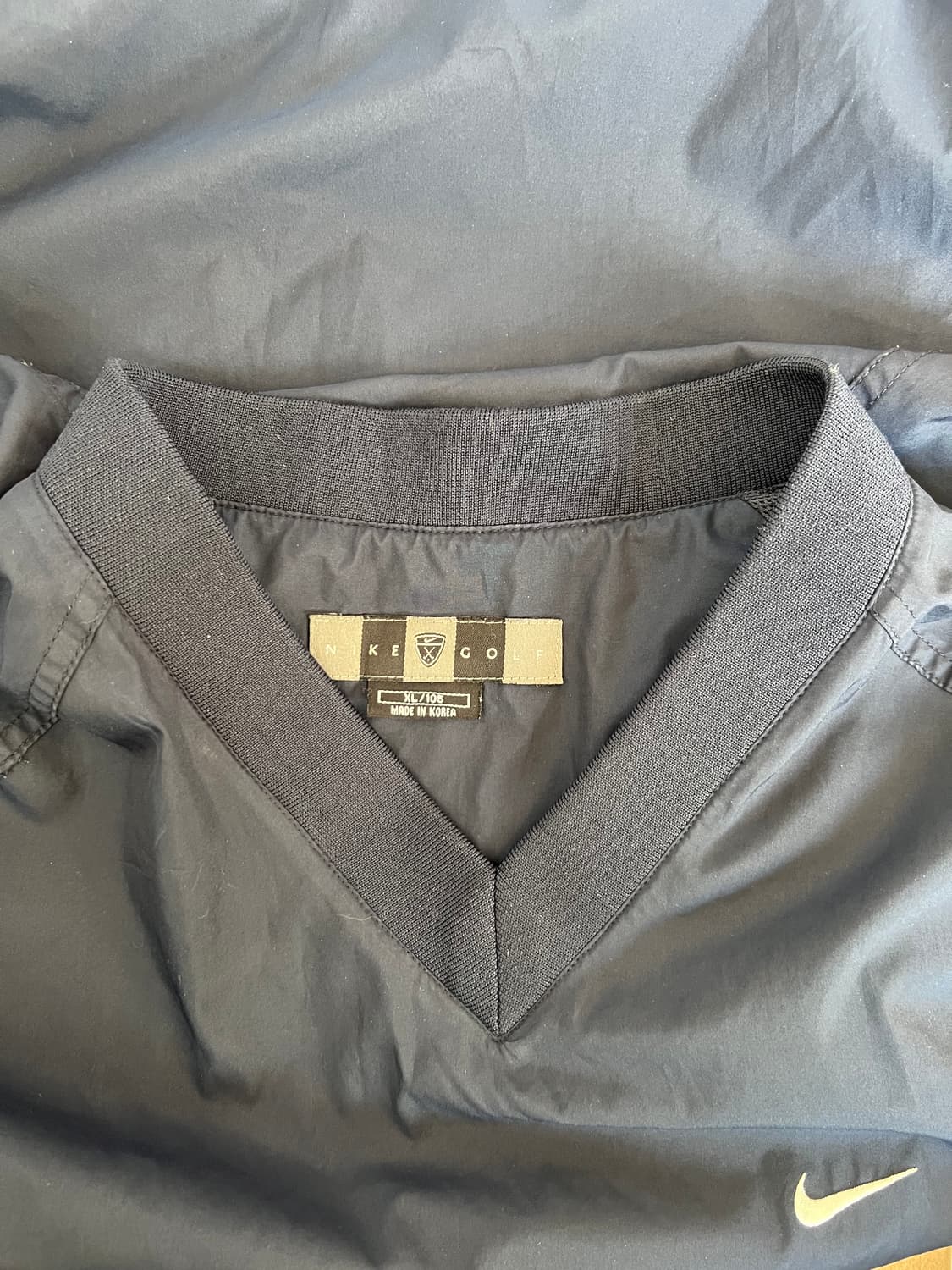 나이키골프 남성 네이비 매쉬바람막이티셔츠 브이넥티셔츠 상품이미지5