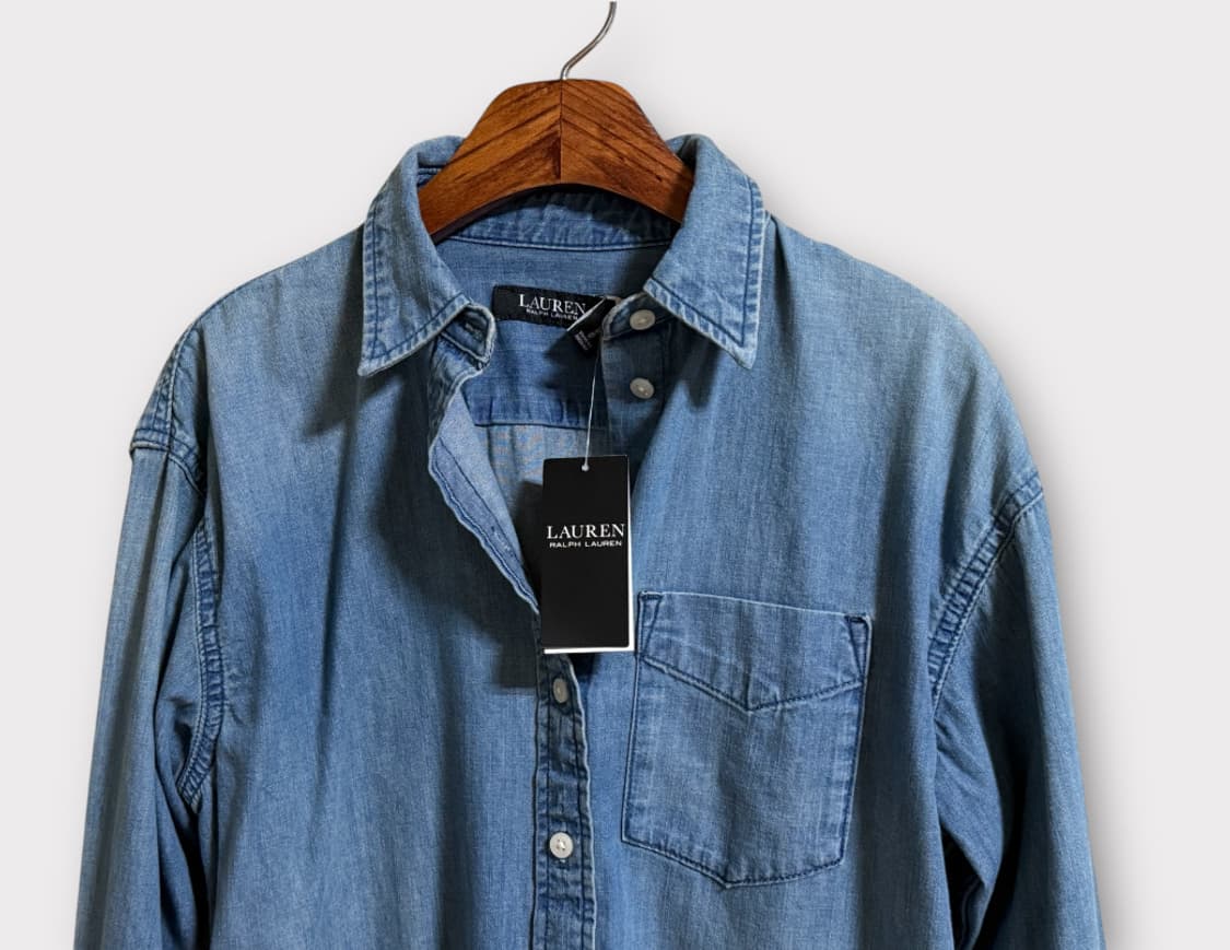 ➕(새상품) Lauren 로렌 랄프로렌 데님셔츠 상품이미지2