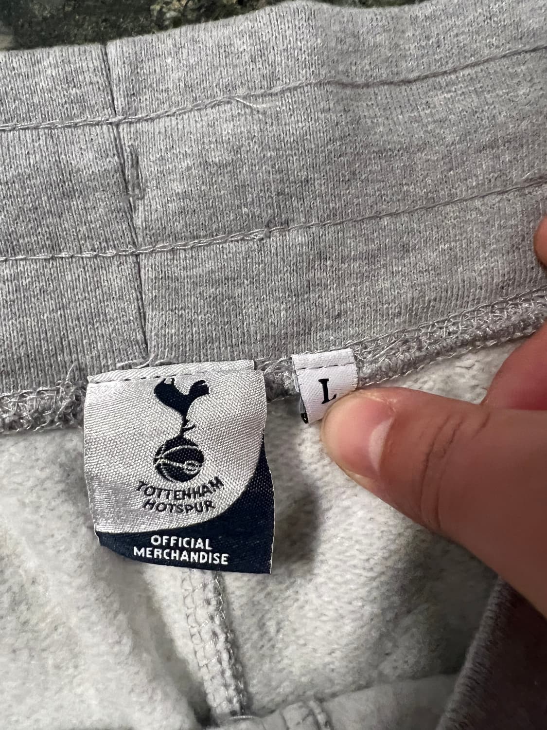 토트넘 홋스퍼 그레이 스웨트 조거 팬츠 L 상품이미지3
