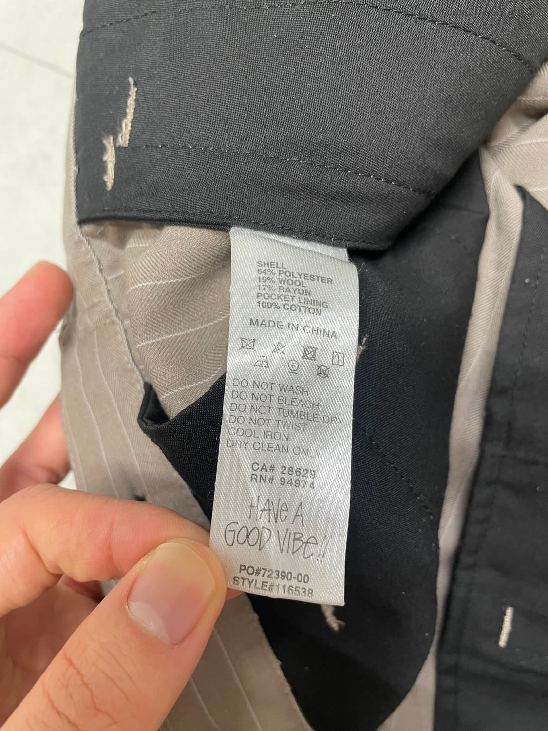 [30] 스투시 스트라이프 볼륨 플리츠 팬츠 베이지 상품이미지6