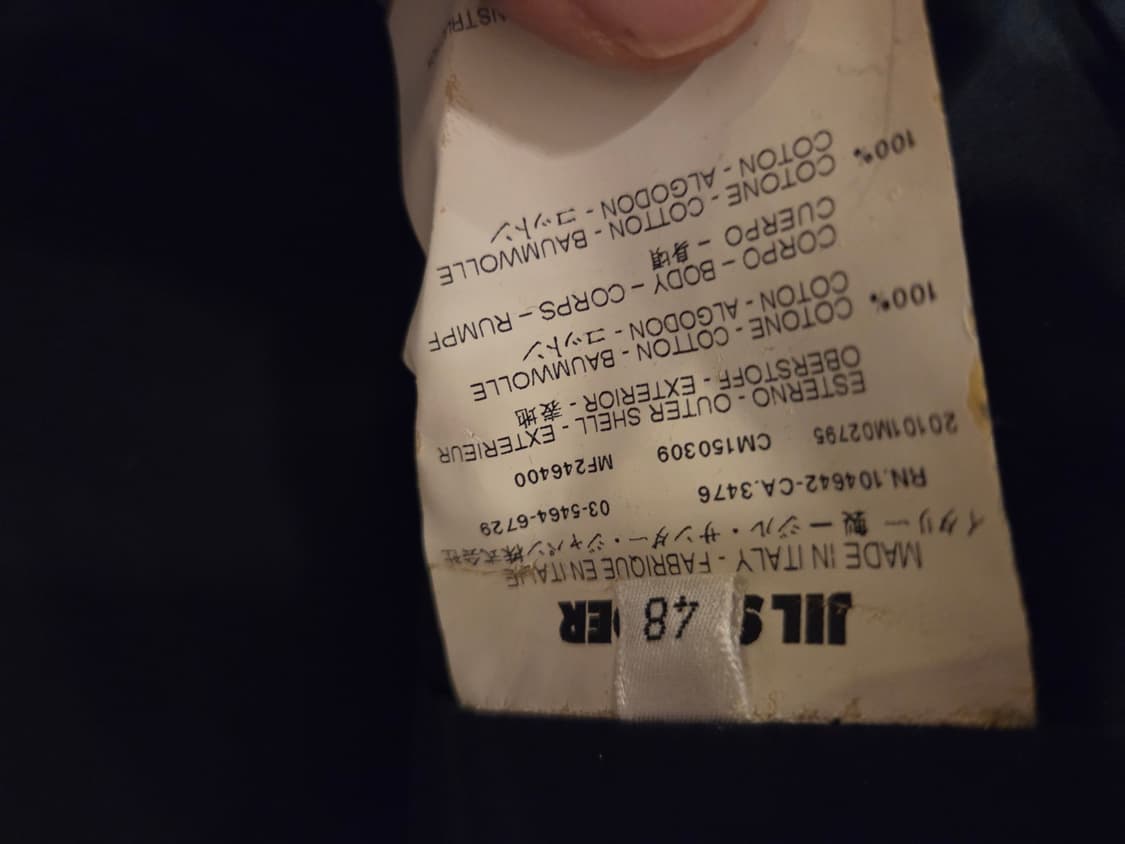 질샌더 테일러드자켓 상품이미지8