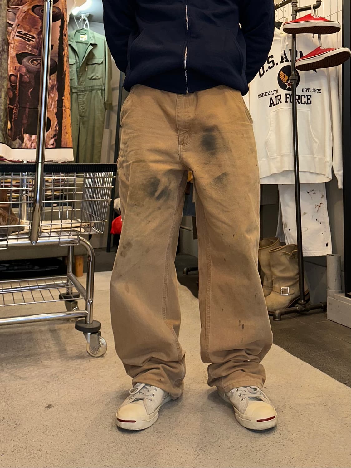 00’s Carhartt distressed single work PT 상품이미지2