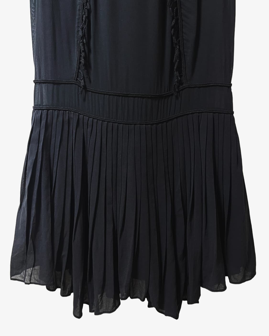 DKNY Mainline Sheer Pleated Dress 상품이미지5