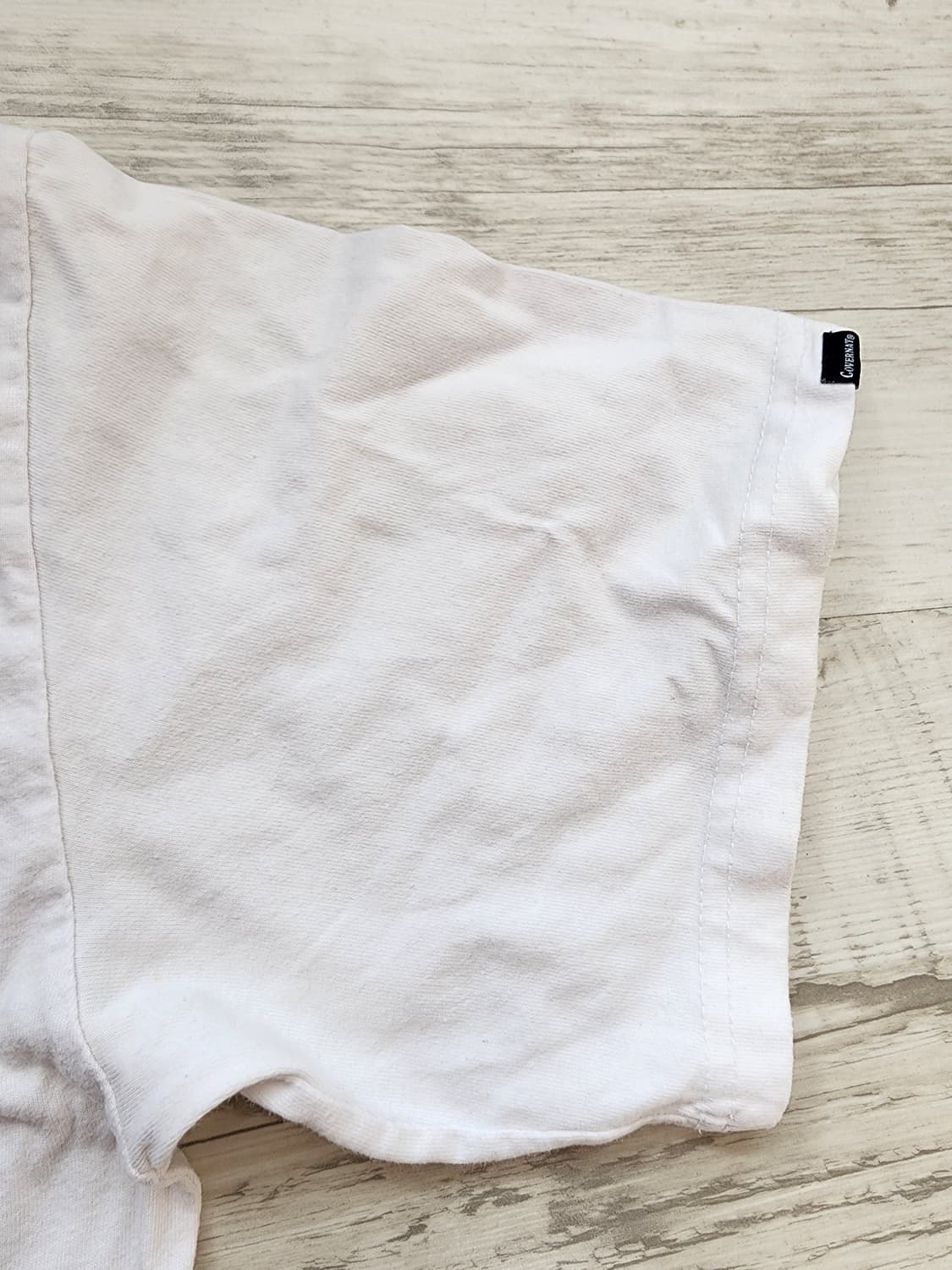 COVERNAT 커버낫 화이트 반팔 티셔츠 팜. M(100)사이즈 상품이미지5