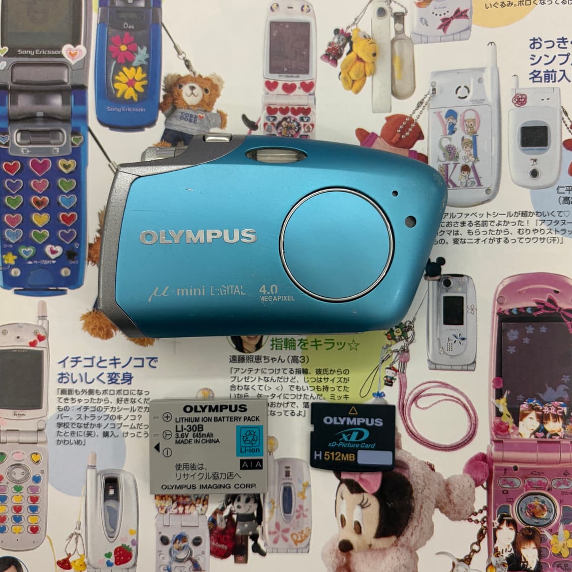 희귀컬러🔷Olympus Mju Mini 올림푸스 뮤 미니 블루 상품이미지7