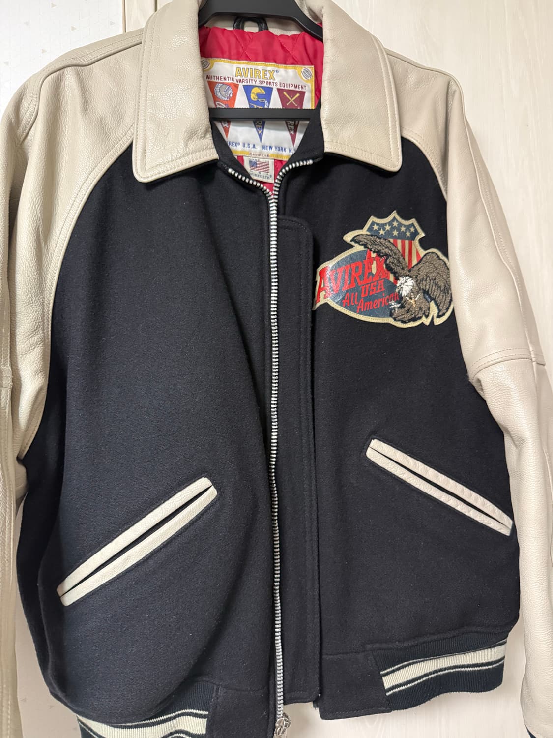 Vintage Arvirex wool varsity 상품이미지3