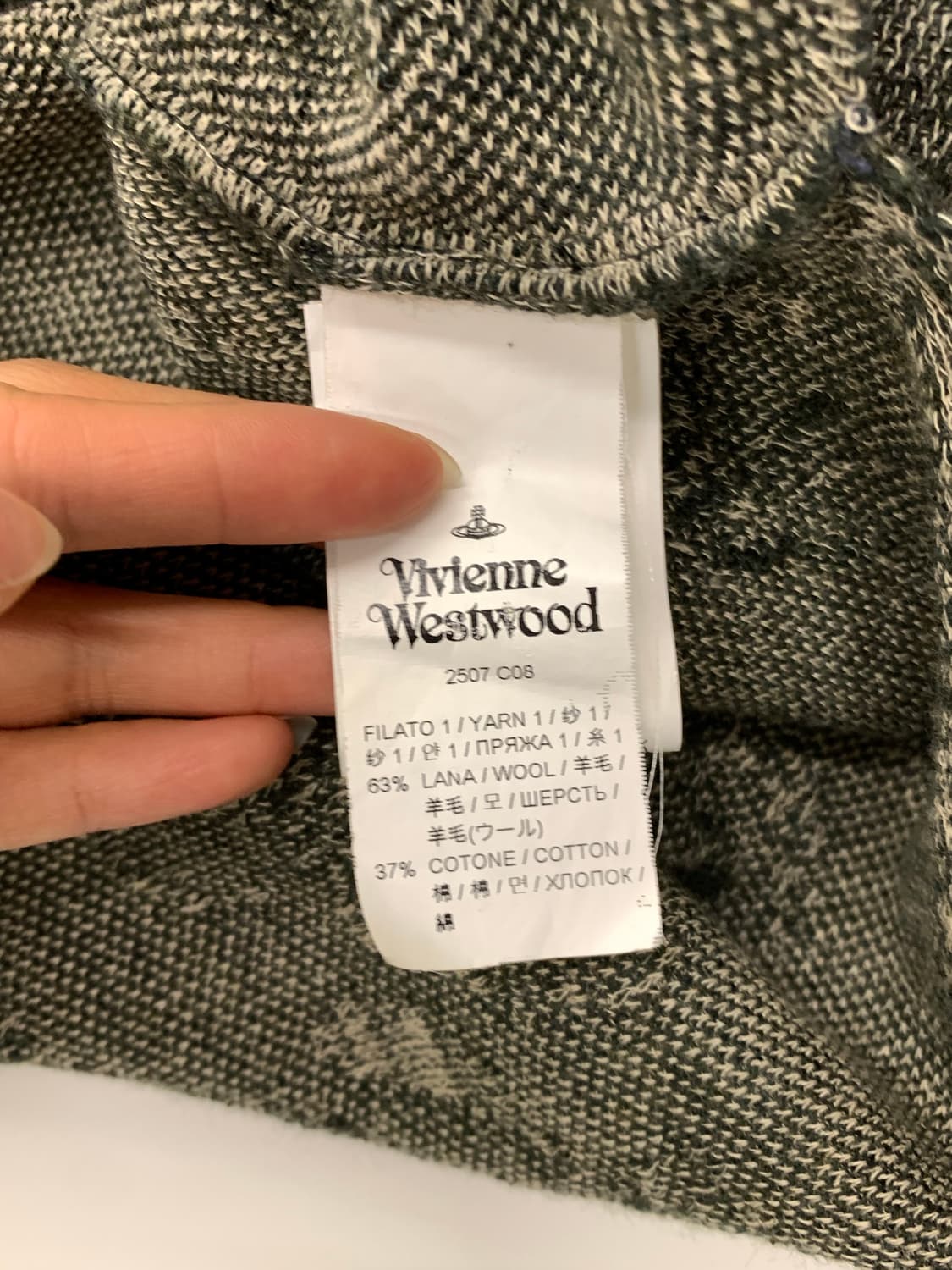 Vivienne Westwood 비비안웨스트우드 에스닉 판초 니트 상품이미지8