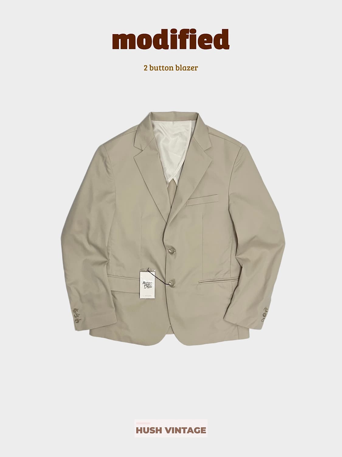 모디파이드 투버튼 블레이저 자켓 (택있음) 상품이미지1