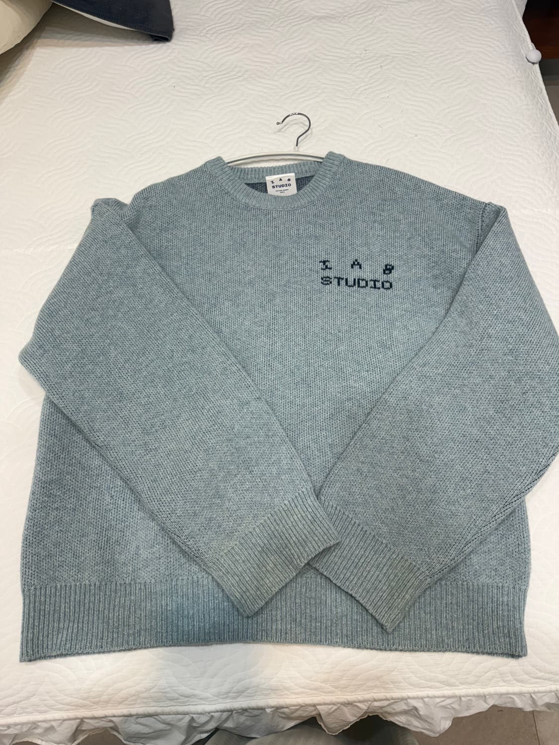 아이앱스튜디오 니트 스틸블루 XL 상품이미지4