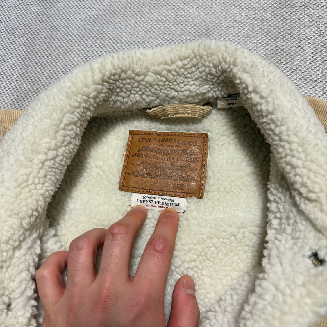 리바이스 코듀로이 쉐르파 트러커 자켓 상품이미지3