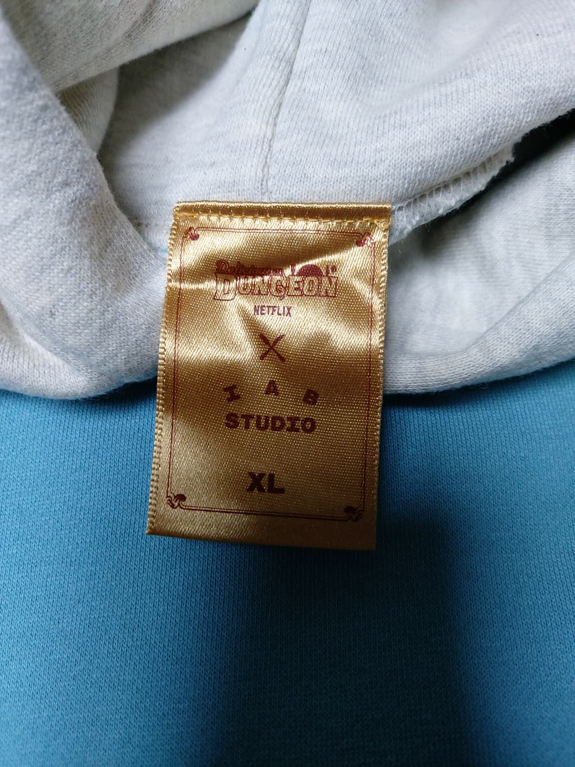 아이앱 스튜디오 x 던전밥 마르실 레이어드 후드 블루(XL) 상품이미지6