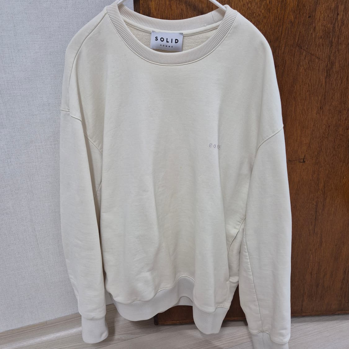 솔리드옴므 맨투맨 판매 우영미 송지오옴므 타임 시스템옴므 상품이미지1