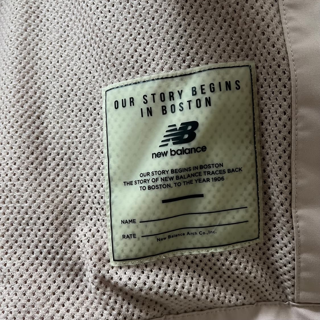 뉴발란스 스포츠 카라 코치 바람막이 자켓 S/90 상품이미지6