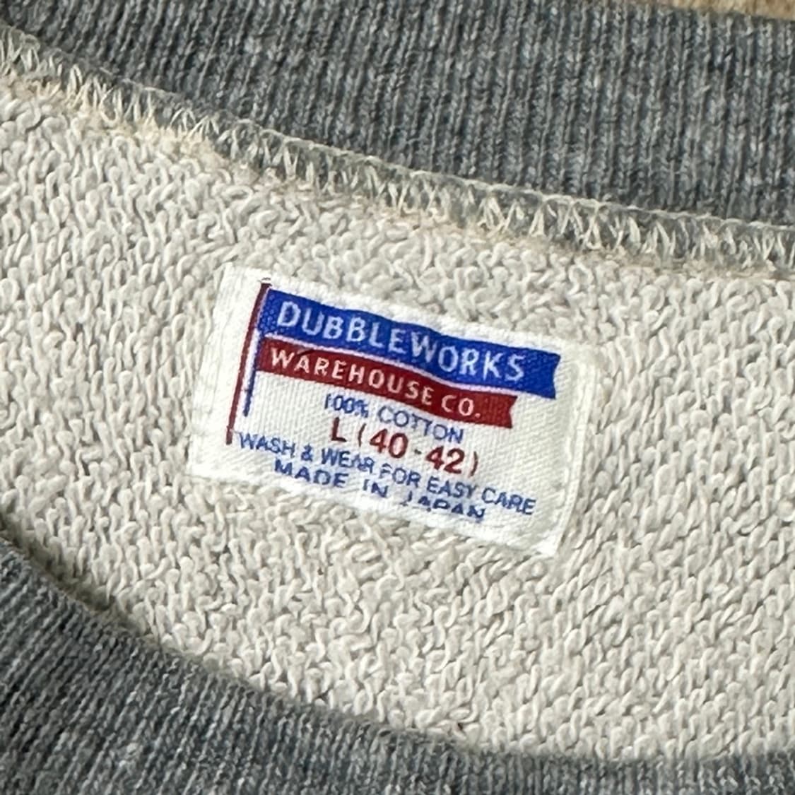 더블웍스 by 웨어하우스 ARMY 프린팅 컷오프 스웻 셔츠 L 사이즈 상품이미지5