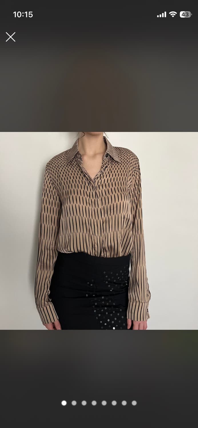 마르지엘라 아카이브피스 실크 셔츠 상품이미지1