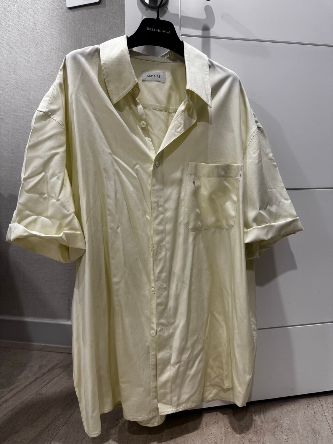 Lemaire 르메르 실크 반팔 셔츠 - L 상품이미지1
