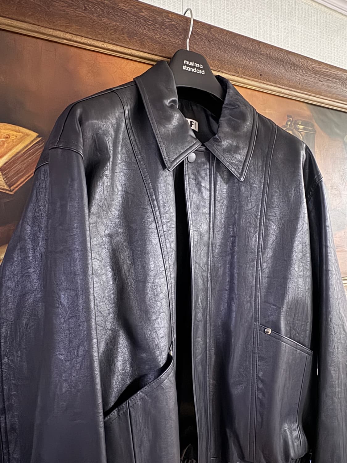 로파이 비건레더자켓 상품이미지2