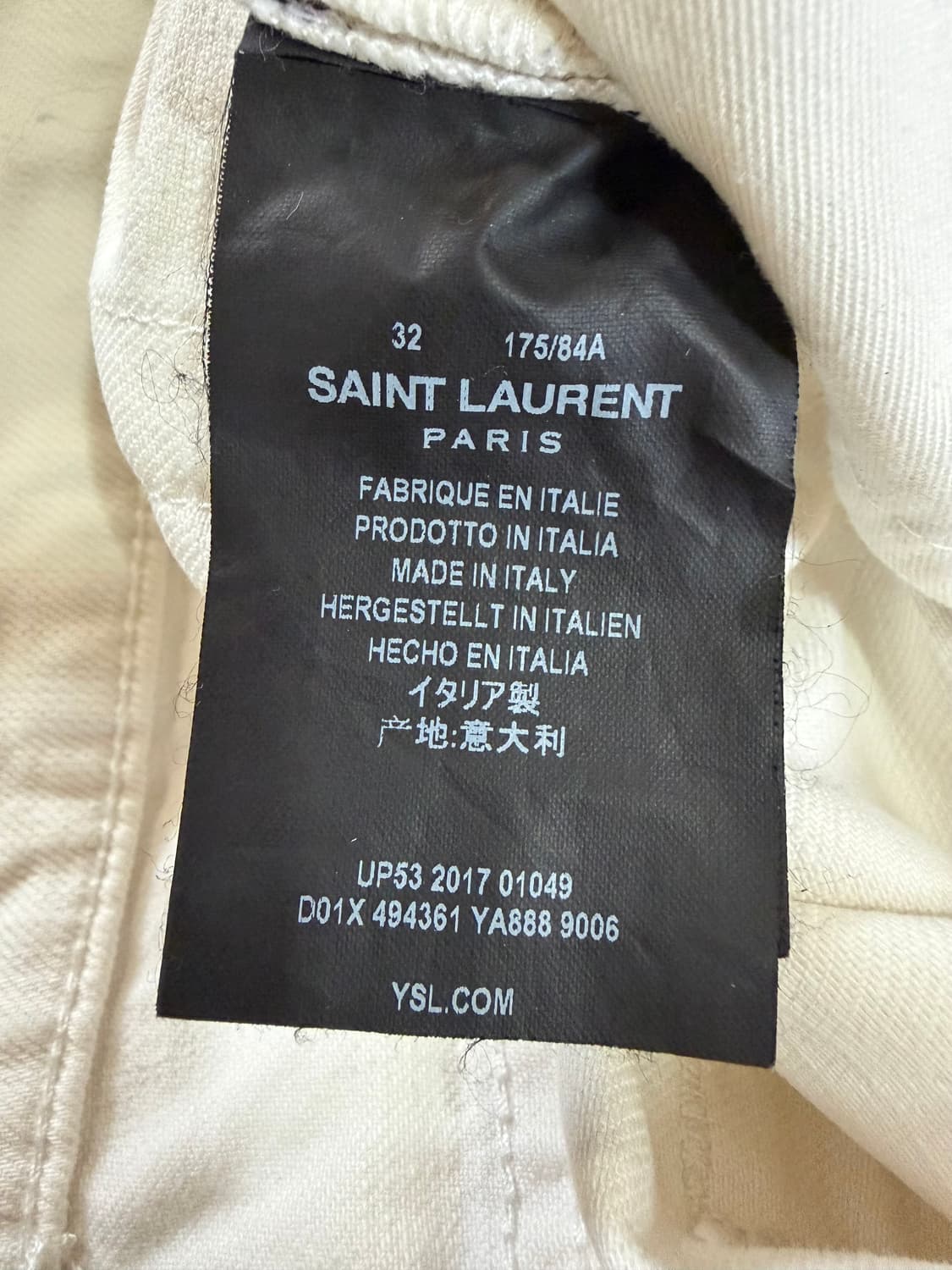 [32] 생로랑 퍼머넌트 진 팬츠 상품이미지3