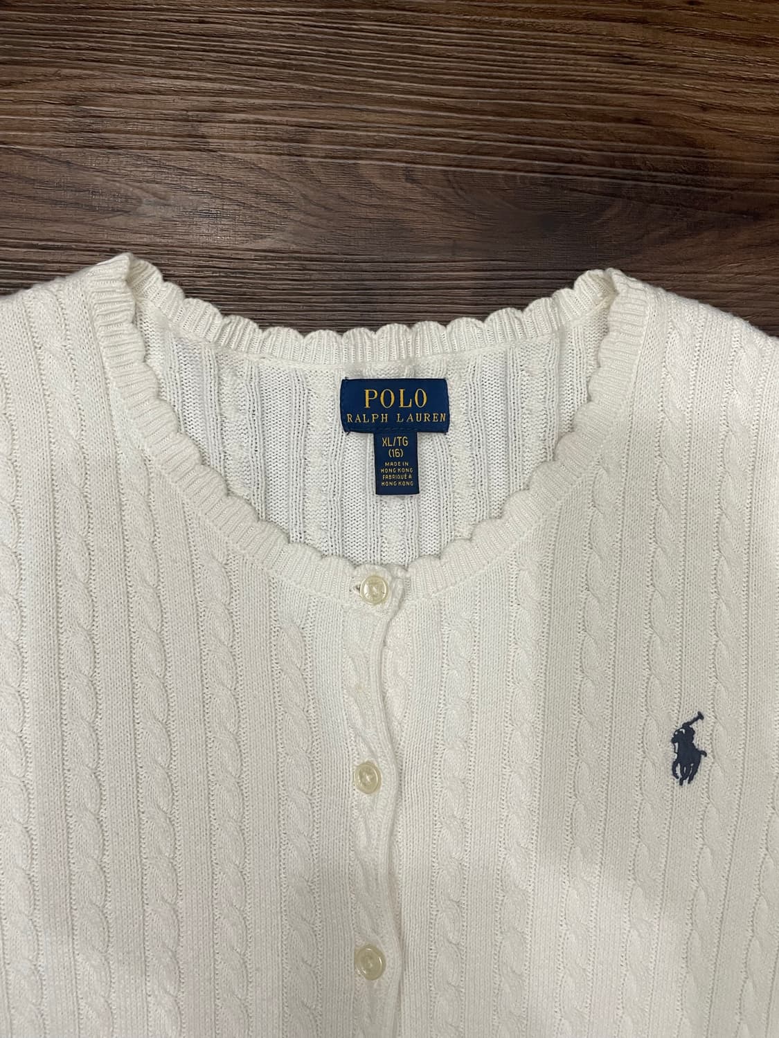 폴로 랄프로렌 케이블 코튼 니트 가디건  상품이미지1