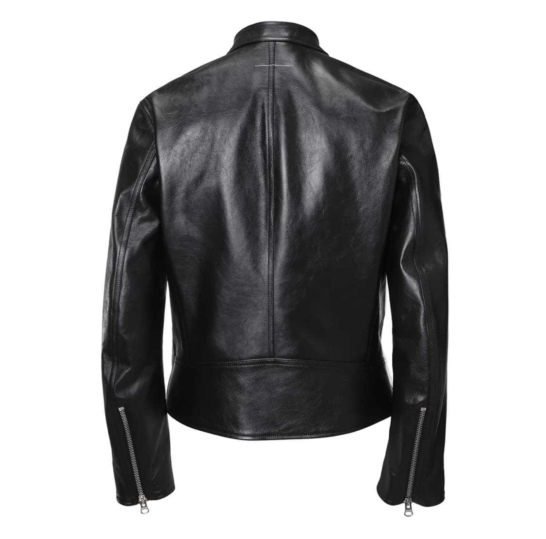 MM6 메종 마르지엘라 스포츠 모터사이클 라이더 레더 가죽 자켓 L 상품이미지2