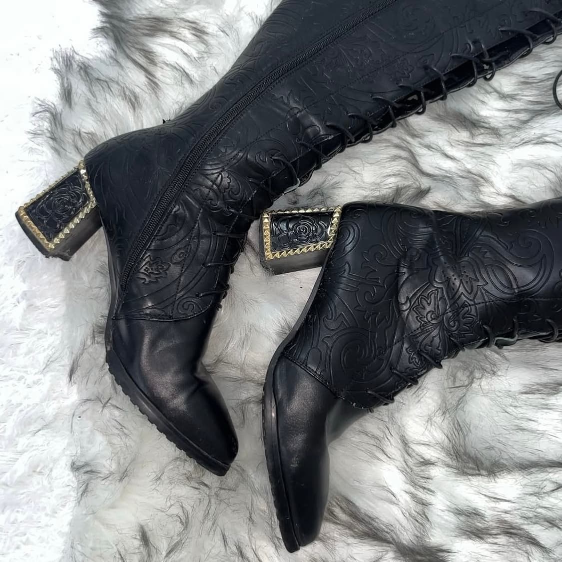 빈티지 고딕 부츠 상품이미지2