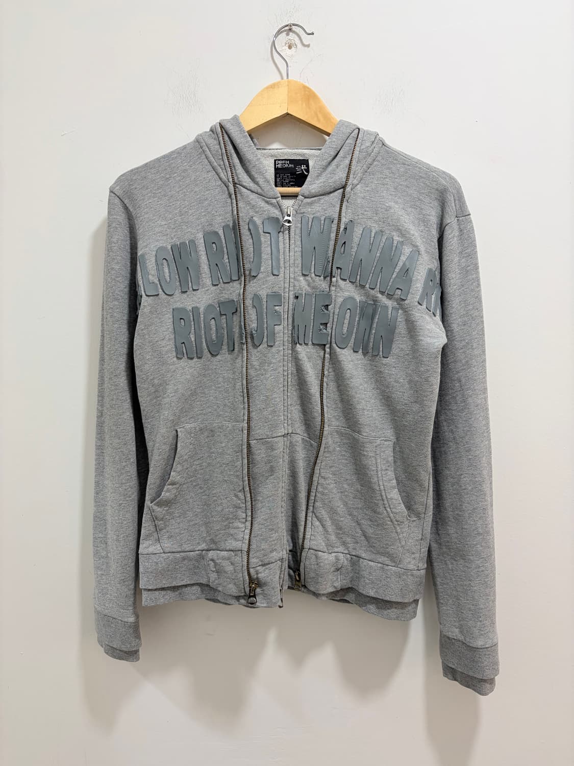 00s PPFM 아카이브 더블지퍼 후드집업  상품이미지6