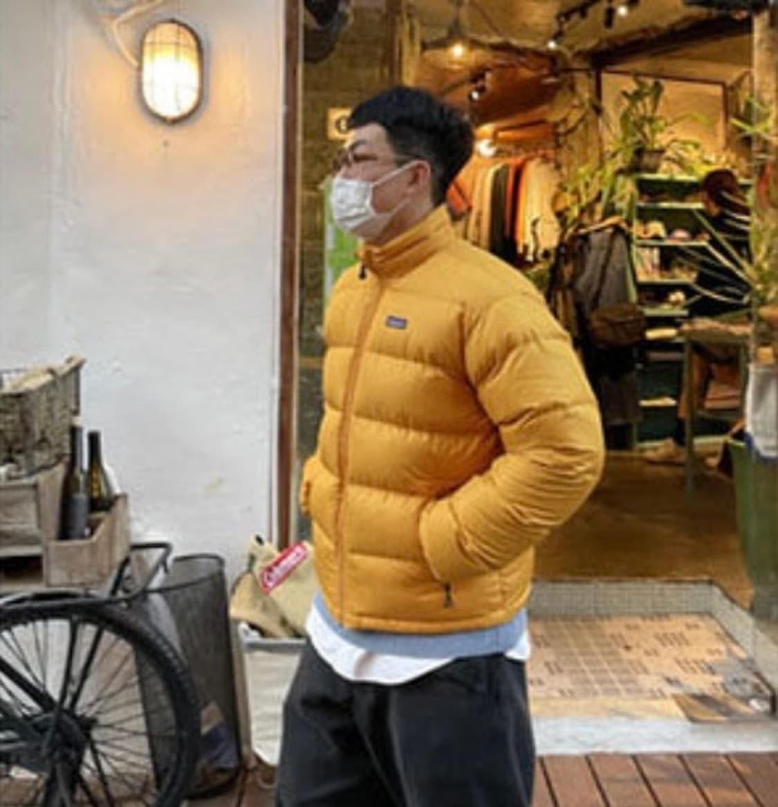 파타고니아 패커블 구스다운 망고 컬러 상품이미지6