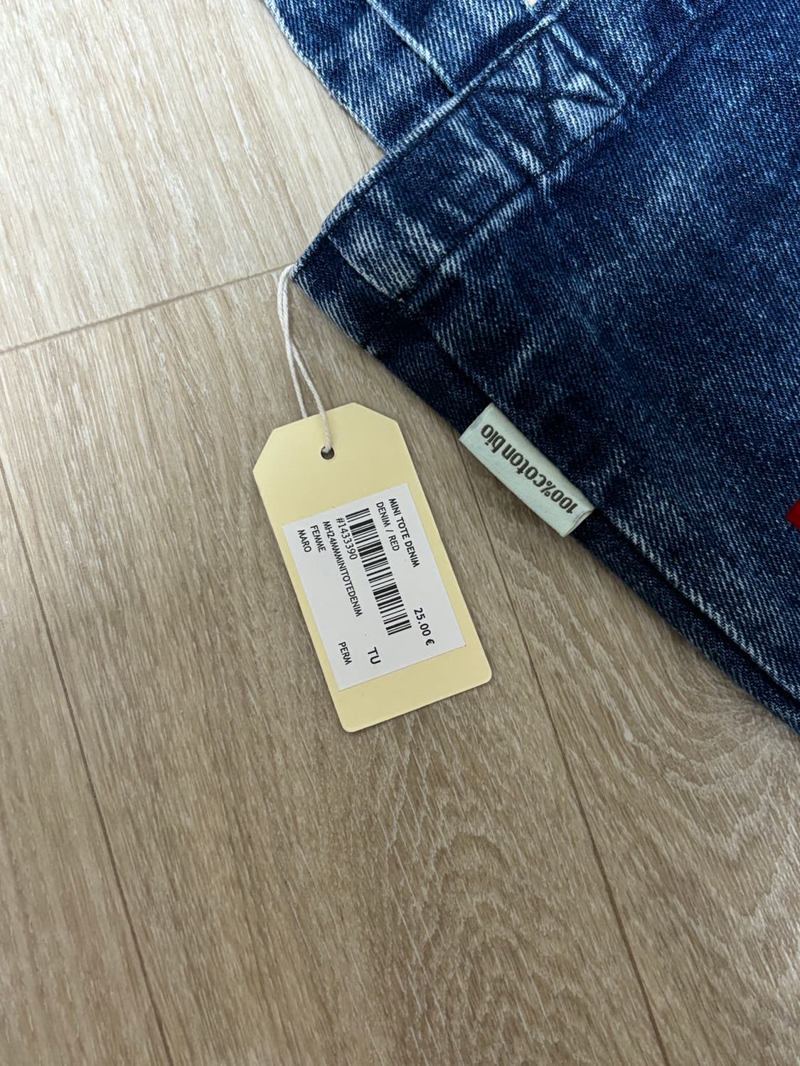 파리 메르시 청 에코백 상품이미지3