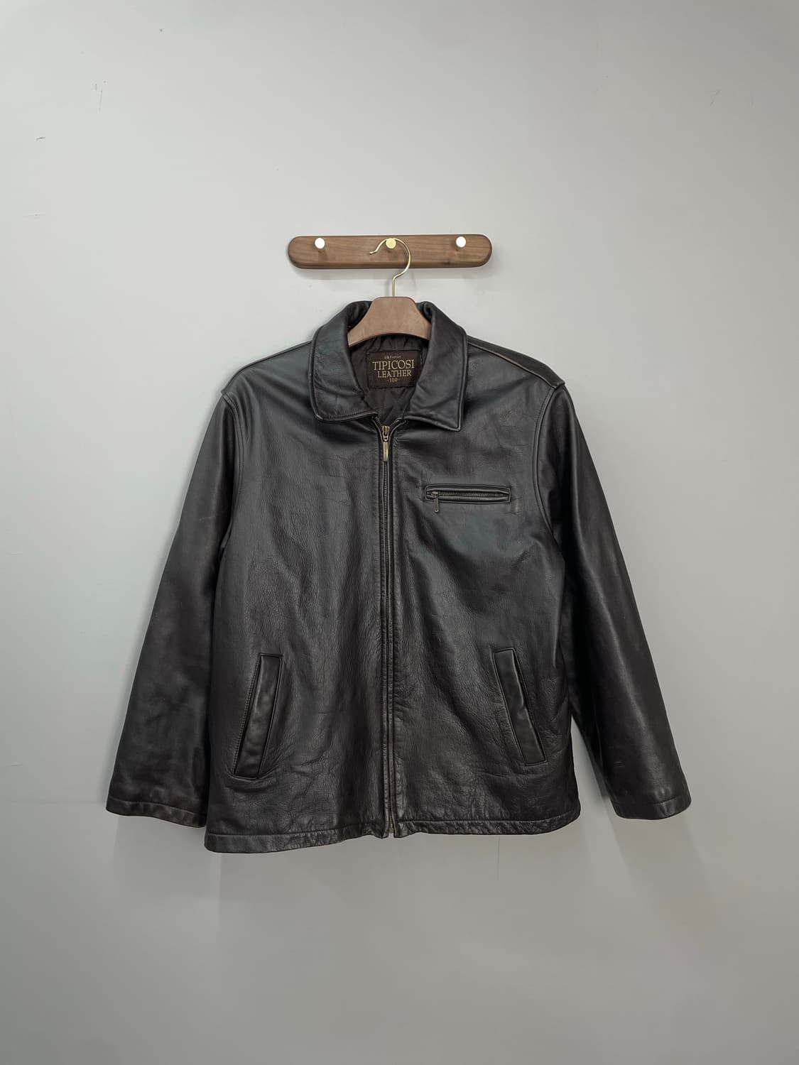 TIPICOSI LEATHER 빈티지 레더 자켓 H236 상품이미지2