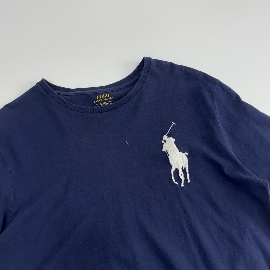 Polo 폴로 화이트 빅포니 네이비 반팔티 상품이미지4