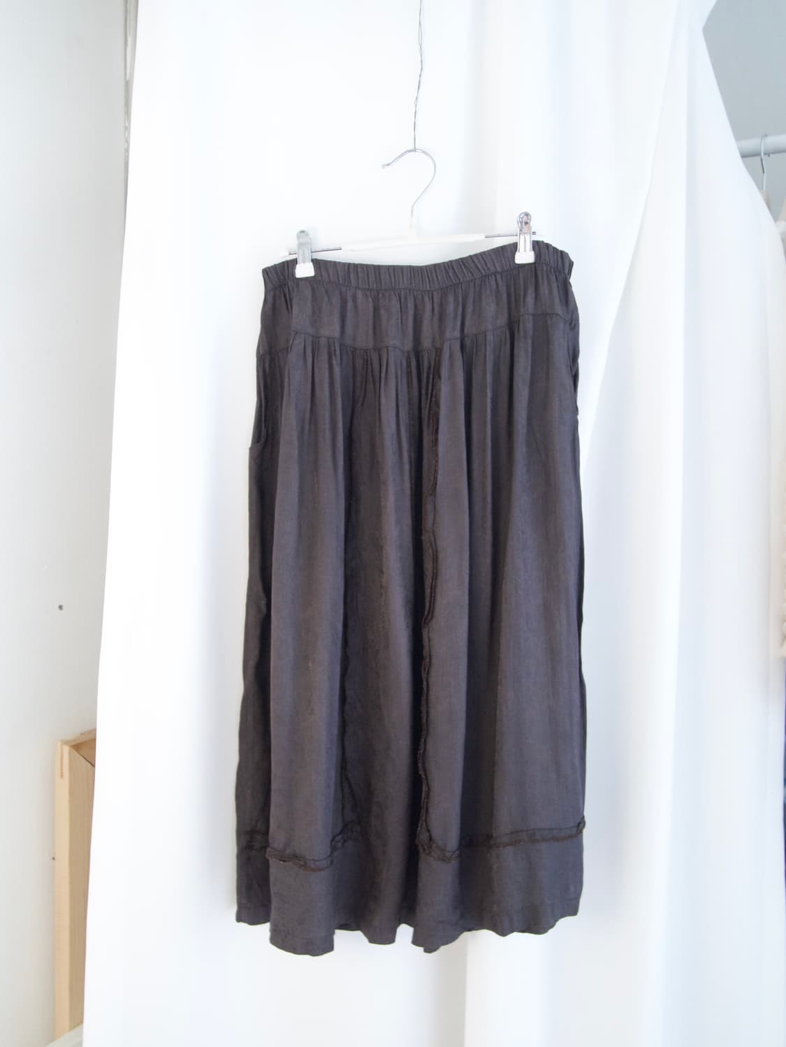 paisley jacquard satin skirt 상품이미지5