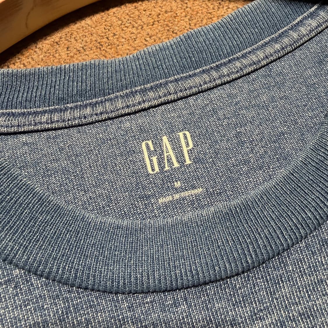 Gap 갭 헤비웨이트 인디고 피그먼트 반팔 L 상품이미지2