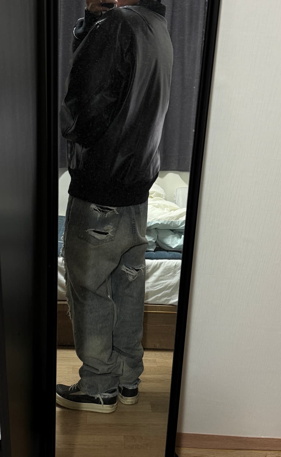 발렌시아가 히든 로고 디스트로이즈 진 [33] 상품이미지10