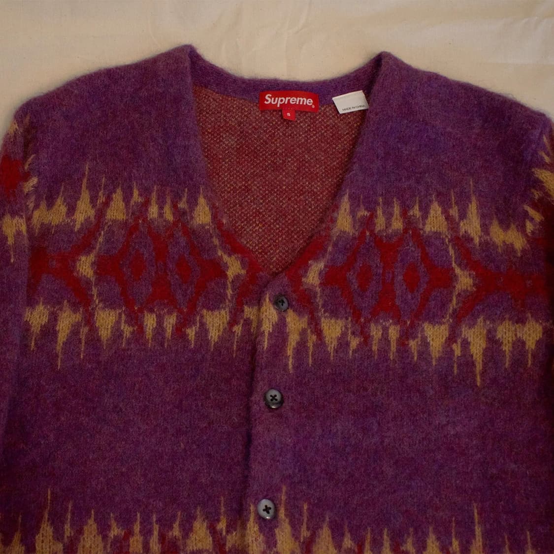 슈프림 앱스트랙트 스트라이프 가디건 상품이미지2