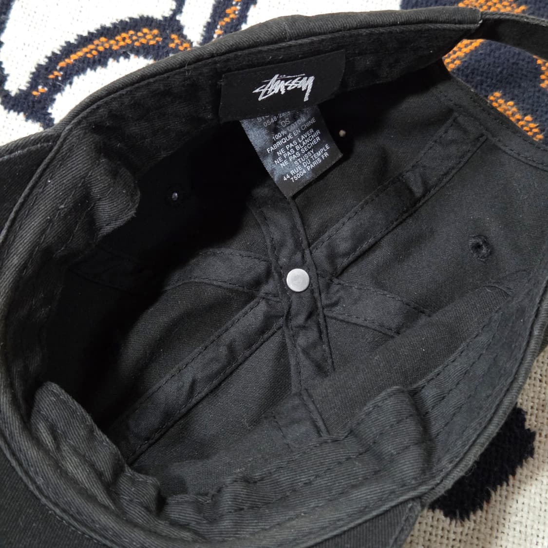 스투시 재팬 화이트 자수 볼캡 상품이미지6