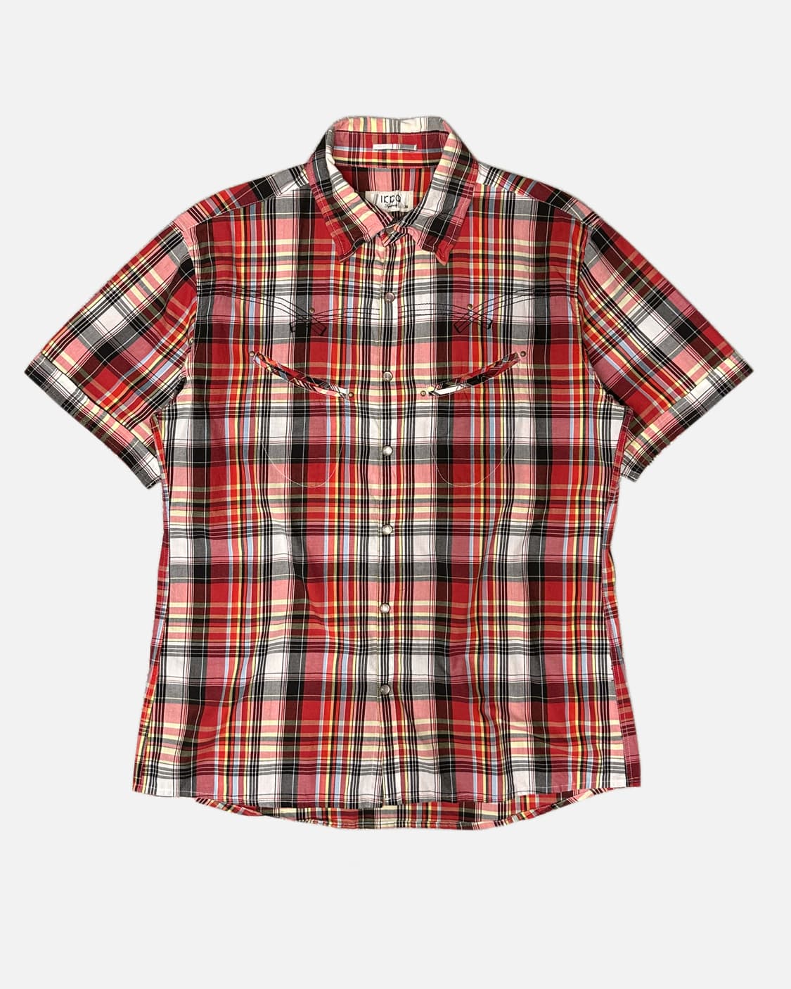 IKKA western check printing shirt 상품이미지2