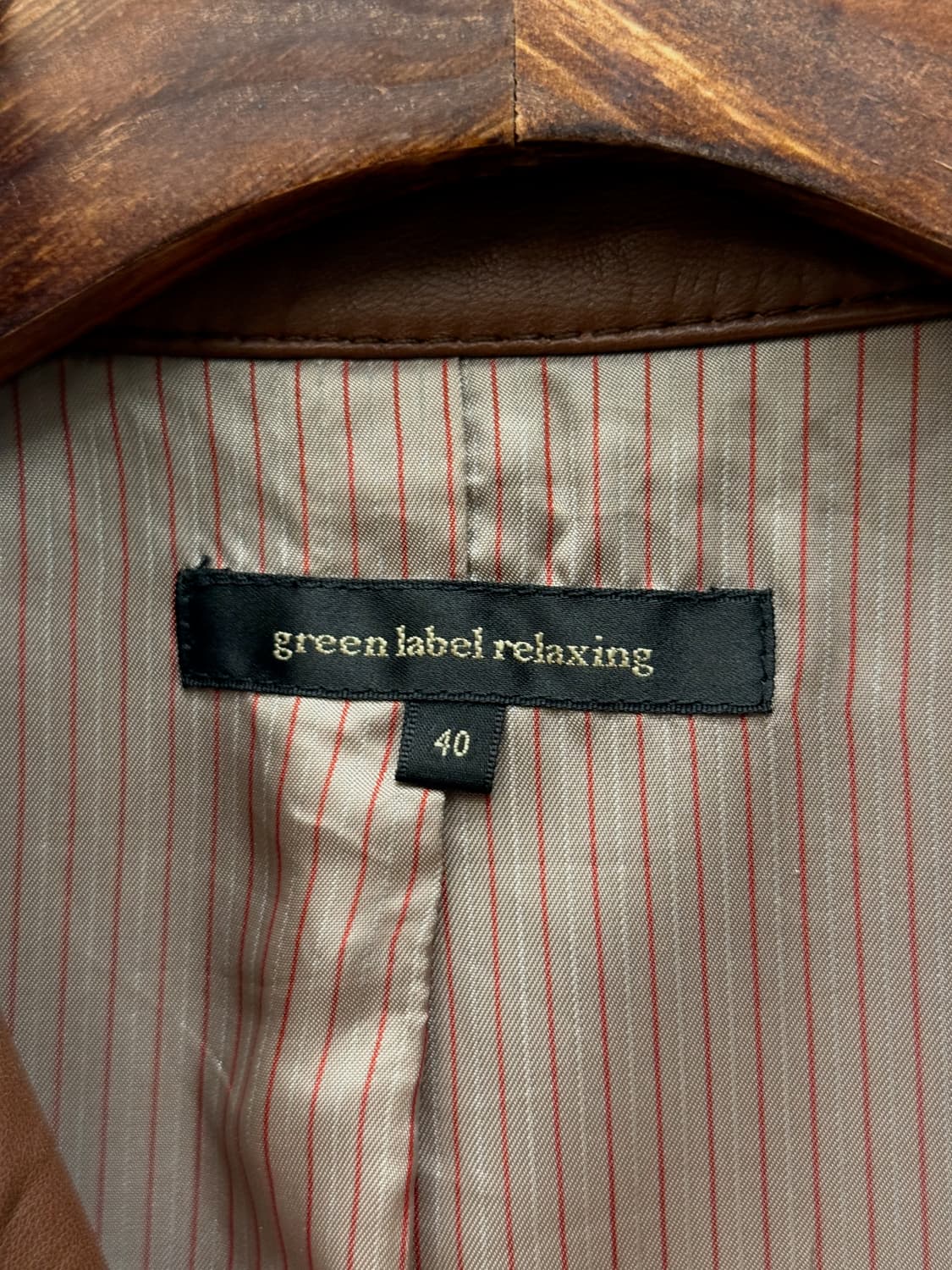 United Arrows Leather Rider Jacket 상품이미지7