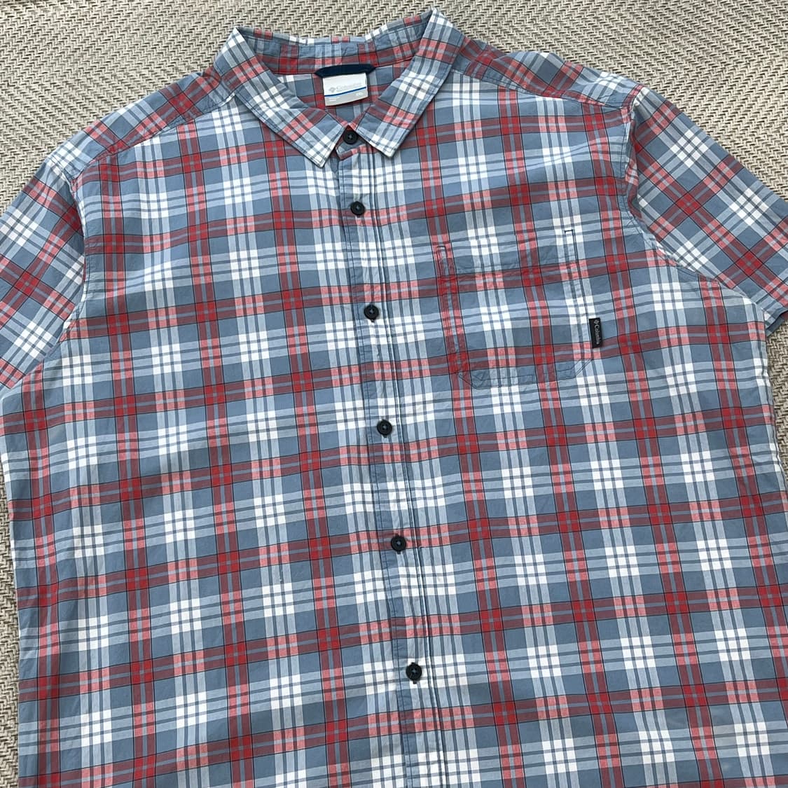 컬럼비아 체크 하프 셔츠 r3802  상품이미지3