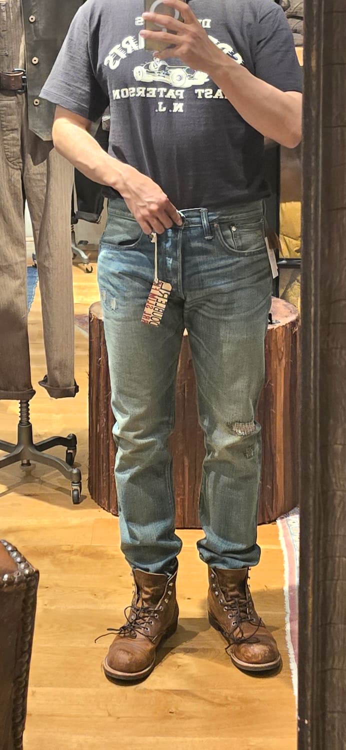 RRL 더블알엘 슬림핏 셀비지 진 상품이미지2