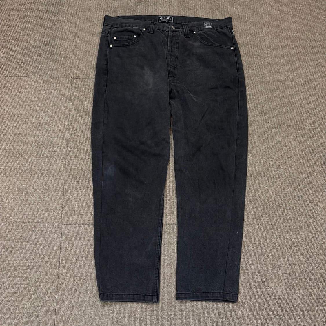 90’s VERSACE 베르사체 진스 꾸뛰르 블랙 흑청 데님  상품이미지1