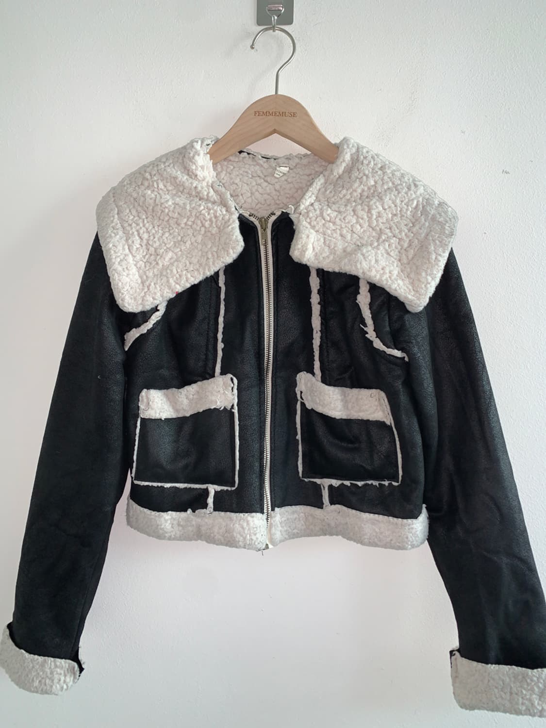 Leather mouton jacket 상품이미지2
