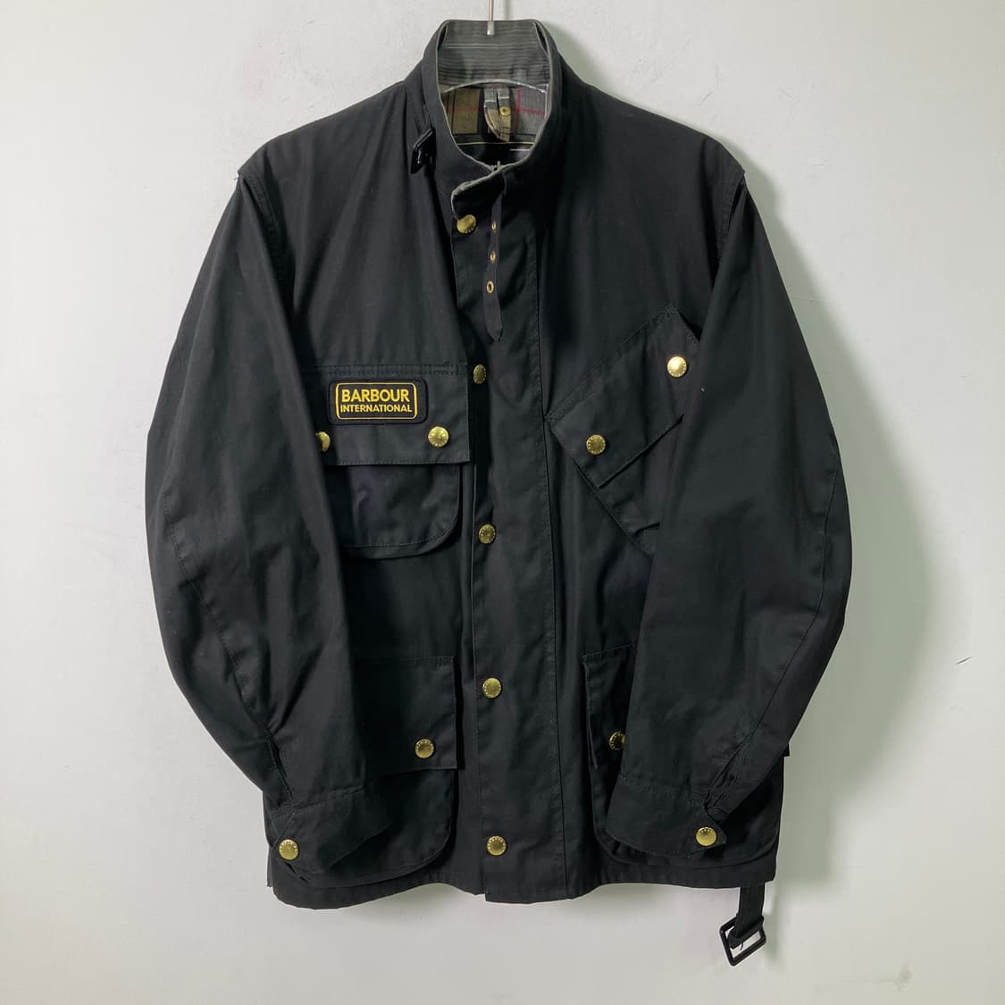 바버 인터내셔널 오리지널 블랙 왁스 자켓 34 상품이미지1