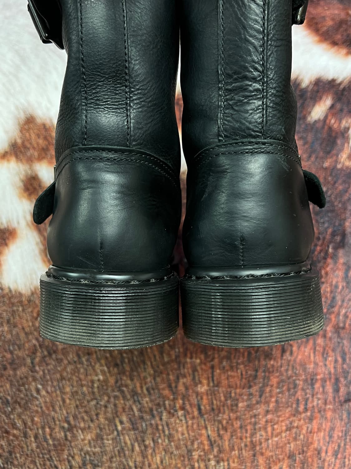 [42] 닥터마틴 Asher 스틸토 엔지니어 바이커 부츠 블랙 상품이미지6