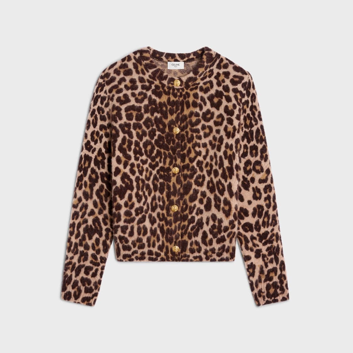 [BTS 뷔님 착용] 셀린느 24fw 캐시미어 레오파드 가디건 상품이미지2