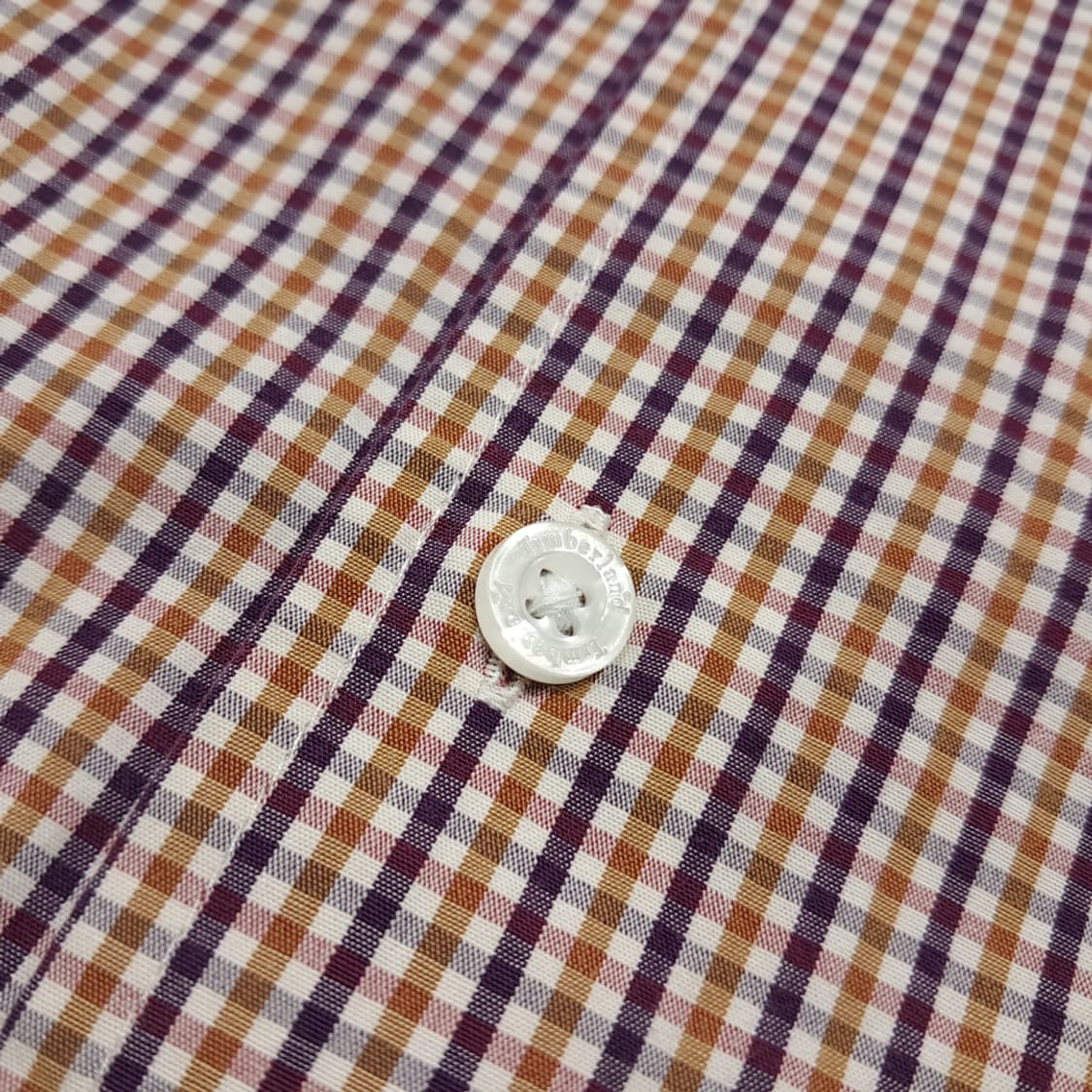 CL754 L 팀버랜드 슬림핏 마이크로 체크 버튼다운 셔츠 남방 상품이미지5