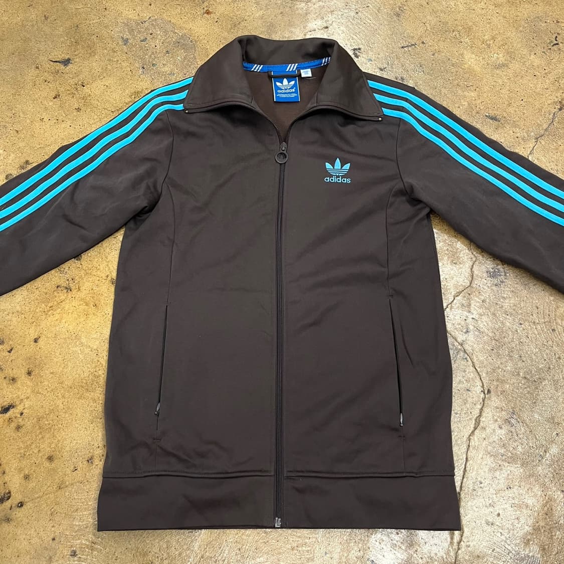 아디다스 브라운 민트 하늘 초코민트 유로파 져지 트랙탑 100 상품이미지3