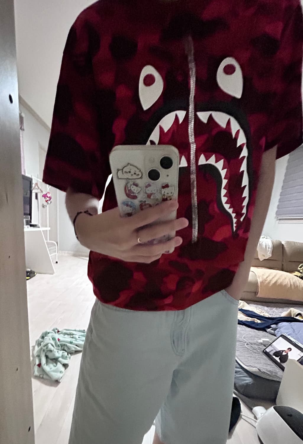 베이프 샤크 반팔 상품이미지1