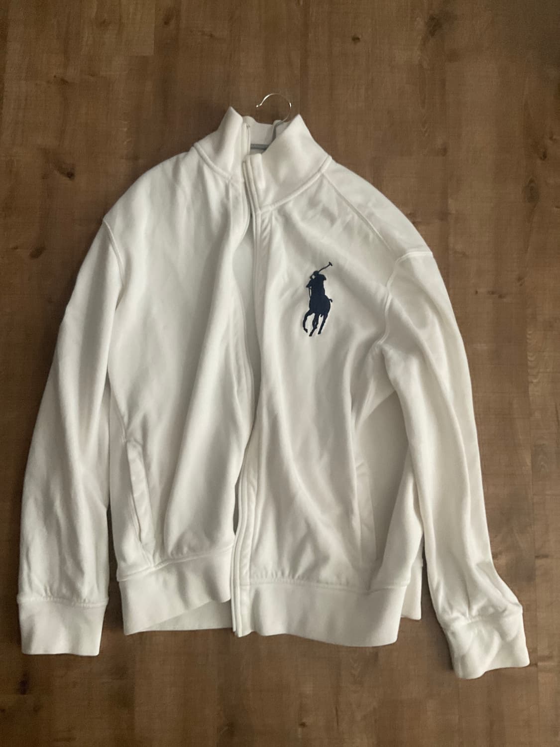 예약중 💬 / 폴로 빅포니 집업 XL 화이트&네이비 / 가격제안 환영 상품이미지2