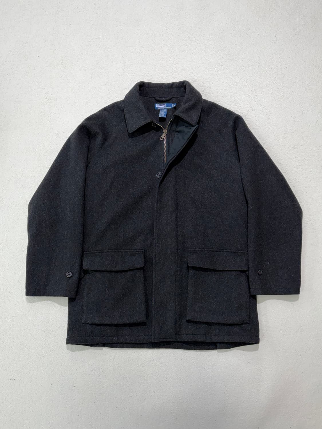 폴로 랄프로렌 울 코트 차콜 M 100 상품이미지1