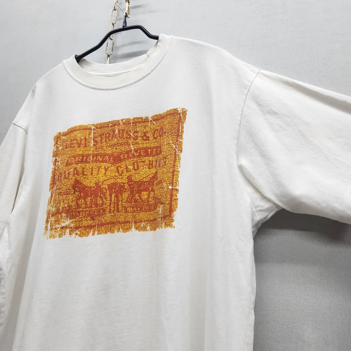 리바이스 빈티지 프린팅 빅로고 반팔티 L(XL) 상품이미지3